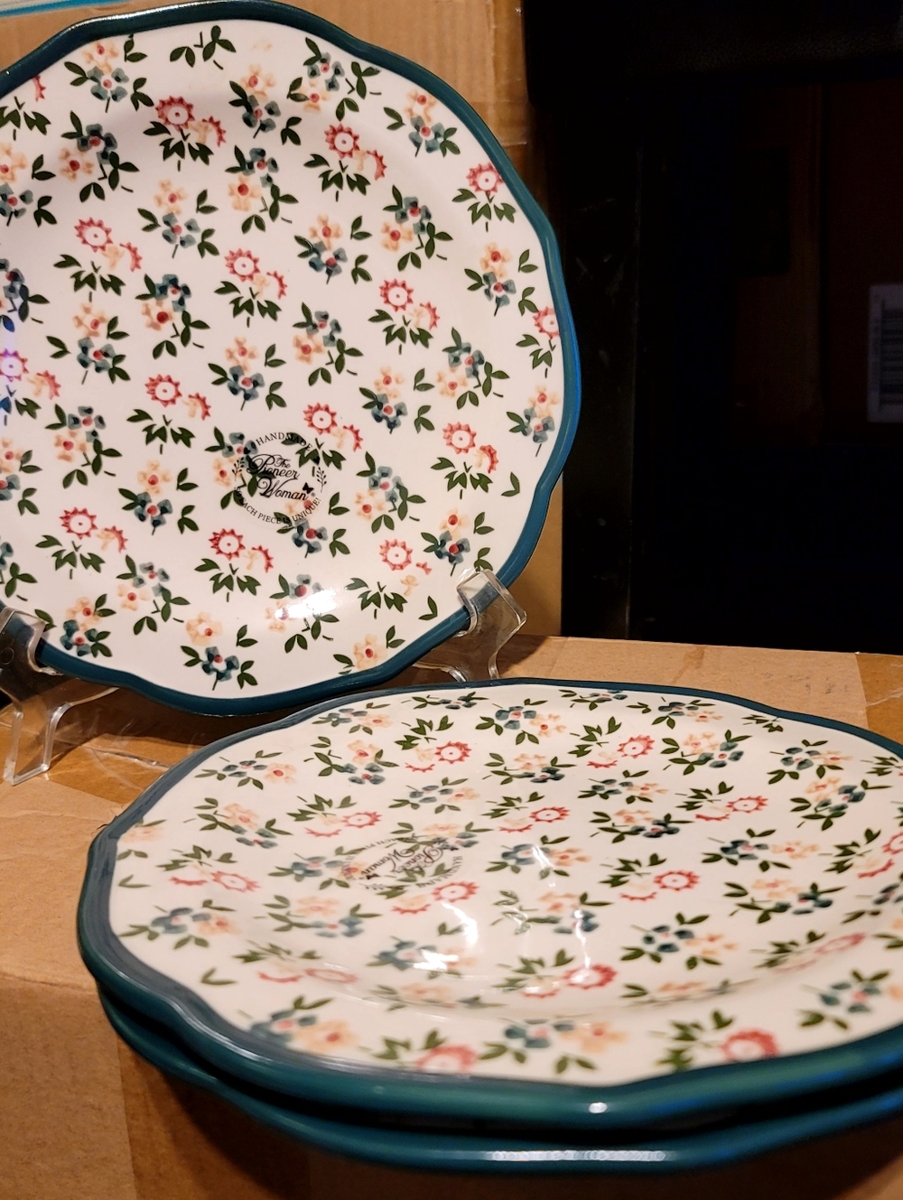 Pioneer Woman Fall Flowers Salad Plates